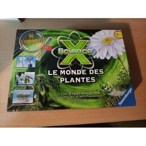 Kit D'experiences Science X Le Monde Des Plantes Des Experiences Captivantes Et Scientifiquement Prouvées Ravensburger