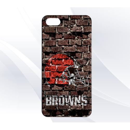 Coque Rigide Compatible Pour Iphone 5 5s Cleveland Browns Nfl Team 08