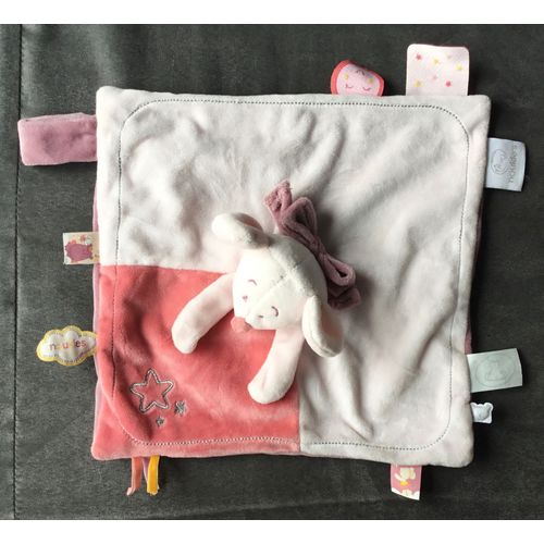 Doudou Souris Mia Rose Violet Noeud Étoile Noukies Noukie¿S