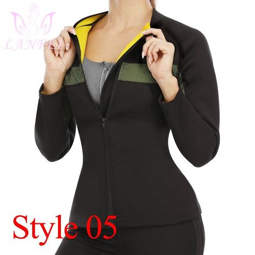 Chemise Moulante En Néoprène Pour Femmes, Fitness, Sauna, Sueur, Débardeur Thermique, Façonne Le Corps, Entraînement, Taille, Combinaison À Fermeture Éclair