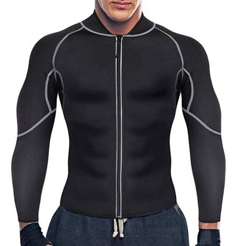 Nouveaux Hommes Sweat Chaud Perte De Poids Chemise Corset Shapewear Fitness Néoprène Corps Shaper Sauna Veste Costume Formation Blouses