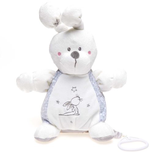 Doudou Lapin Musical Kiabi Nicotoy Lapinou Peluche Jouet Bebe Naissance Plush Music Comforter Cuddle Bunny Boite A Musique