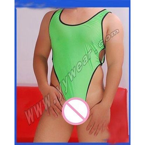 Sous-Vêtements Siamois Moulants Et Sexy Pour Hommes, Sous-Vêtements En Soie Glacée, Entrejambe, Gay, Jockstrap, 2017