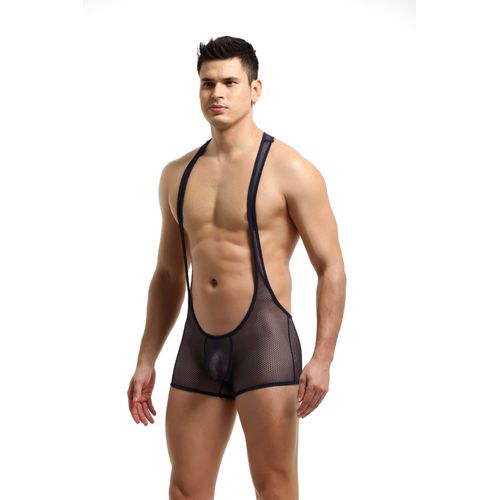 Sous-Vêtements En Dentelle Pour Hommes, Sexy, Pantalon En Maille, Jockstrap, Lutte, Singlet, Leotard, Combinaisons À Bretelles