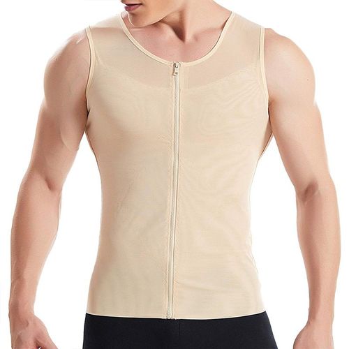 Chemises De Compression Amincissantes Pour Hommes, Contrôle Du Ventre, Vêtements D'entraînement À La Taille, Poitrine Abs, Gilet Mince, Corset Masculin