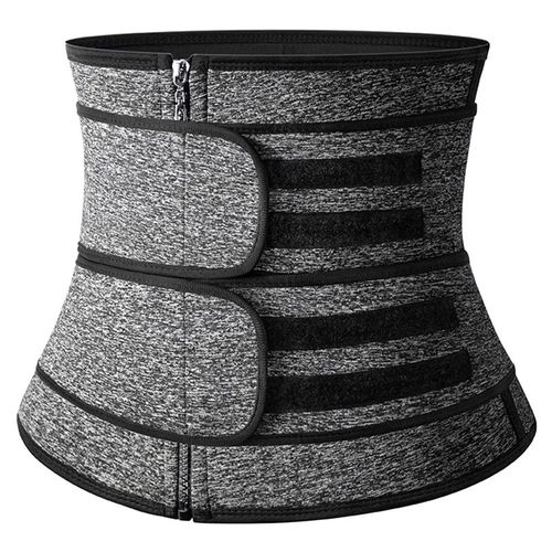 Hommes Corps Shaper Néoprène Sauna Entraînement Taille Formateur Ceinture Pour Perte De Poids Sueur Ventre Ceinture Avec Double Sangles Shapewear