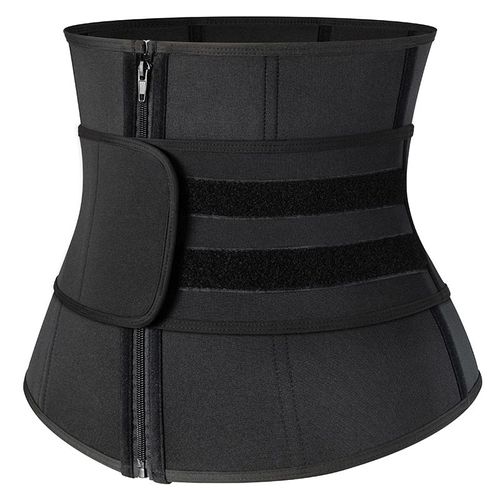 Hommes Corps Shaper Néoprène Sauna Entraînement Taille Formateur Ceinture Pour Perte De Poids Sueur Ventre Ceinture Avec Double Sangles Shapewear