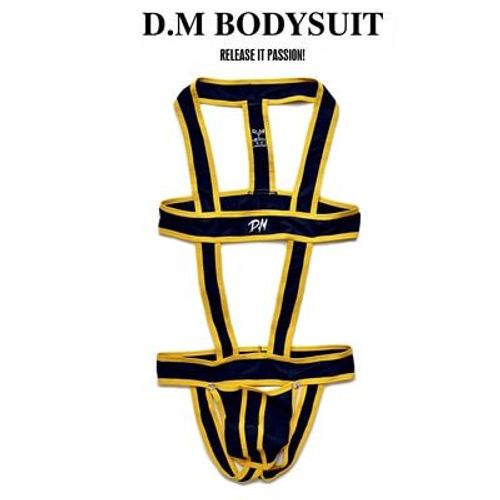Sous-Vêtements Pour Hommes, Combinaison Sexy De Couleur Unie, String Excitant, Tentation Sexy En Polyester, Bretelles À Double Tanga