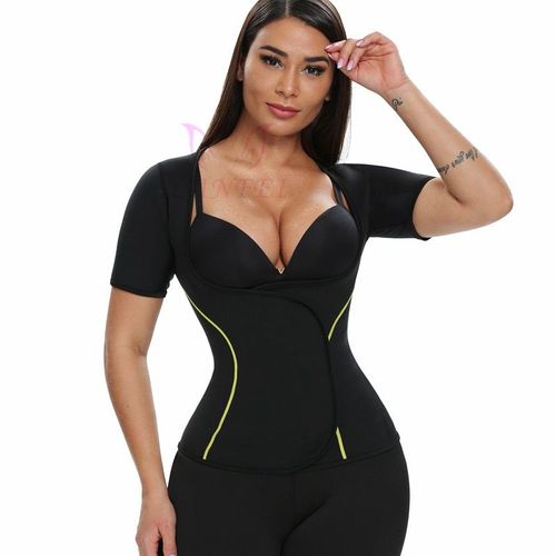 Lanfei Sauna Sueur Minceur Chemise Haut Chaud Néoprène Perte De Poids Shapewear Femmes Compression Corps Shaper Corset Taille Formateur Gilet
