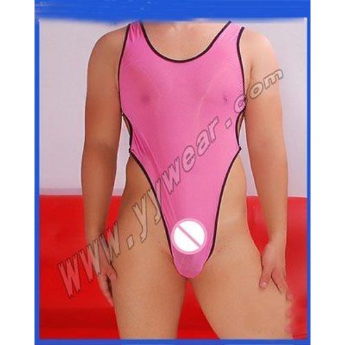 Sous-Vêtements Couple Serré Sexy Siamois Glace Soie T Entrejambe Pièce Hommes Sous-Vêtements Gay Jockstrap Gay Sous-Vêtements