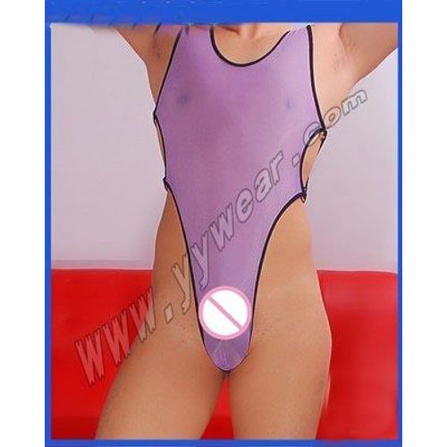 Sous-Vêtements Couple Serré Sexy Siamois Glace Soie T Entrejambe Pièce Hommes Sous-Vêtements Gay Jockstrap Gay Sous-Vêtements