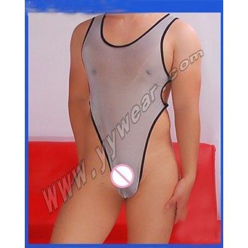 Sous-Vêtements Couple Serré Sexy Siamois Glace Soie T Entrejambe Pièce Hommes Sous-Vêtements Gay Jockstrap Gay Sous-Vêtements