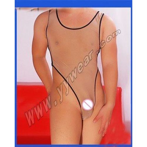 Sous-Vêtements Couple Serré Sexy Siamois Glace Soie T Entrejambe Pièce Hommes Sous-Vêtements Gay Jockstrap Gay Sous-Vêtements