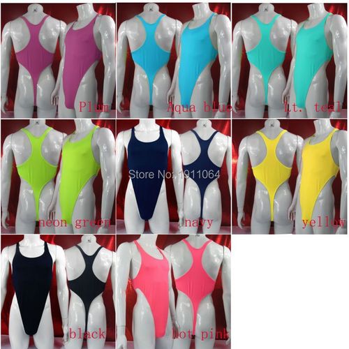 Maillot De Course Pour Hommes, Extensible, String, Taille Haute, Dos Nu, Spandex, G428b