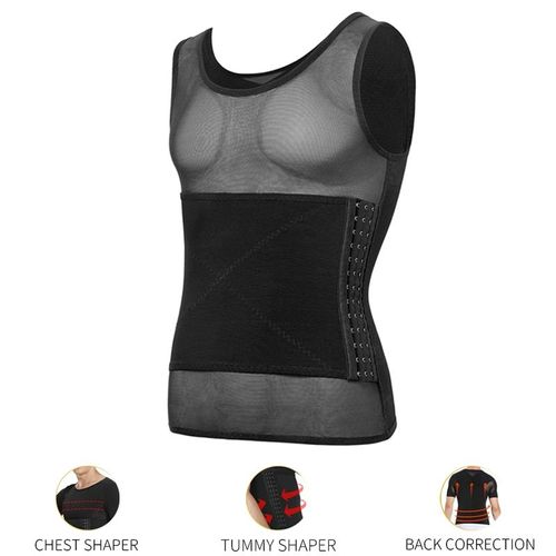Gilet Amincissant Pour Homme, Gilet Abs, Chemises De Compression