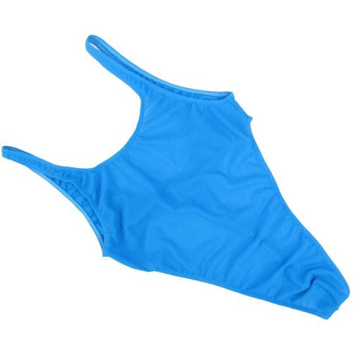 Body En Nylon Et Spandex Pour Homme, Justaucorps En Maille Nid D'abeille, Justaucorps En U Profond, Légèrement Croisé, G528d