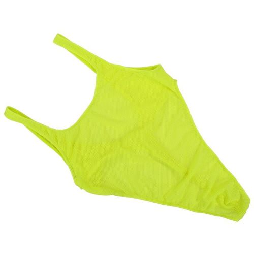 Body En Nylon Et Spandex Pour Homme, Justaucorps En Maille Nid D'abeille, Justaucorps En U Profond, Légèrement Croisé, G528d