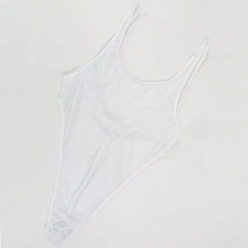 Body En Nylon Et Spandex Pour Homme, Justaucorps En Maille Nid D'abeille, Justaucorps En U Profond, Légèrement Croisé, G528d