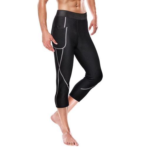 Leggings De Sport Taille Haute Pour Hommes, Culotte Slim, Modelante Du Corps, En Néoprène, Pantalon De Sudation Pour Sauna, Avec Poche, Perte De Poids