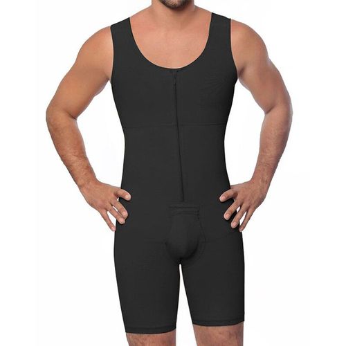 Body Modelant Pour Hommes, Sous-Vêtements Sans Couture, Entrejambe Ouvert, Lingerie De Modelage Du Ventre