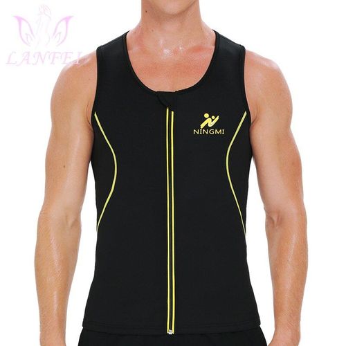 Pantalon De Sauna + Haut En Néoprène Pour Homme, Combinaison Thermique Amincissante, Gilet Masculin, Perte De Poids, Brûle Les Graisses, Corset Modelant Le Corps