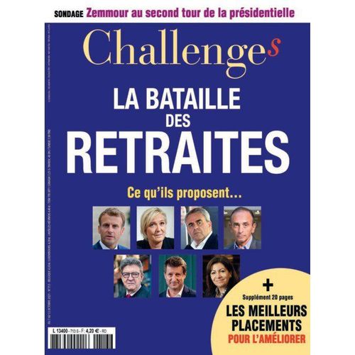 Challenges N°713 : La Batailles Des Retraites