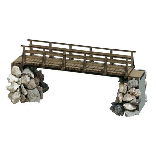 Modélisme Ho : Accessoires De Décor : Passerelle En Bois-Busch