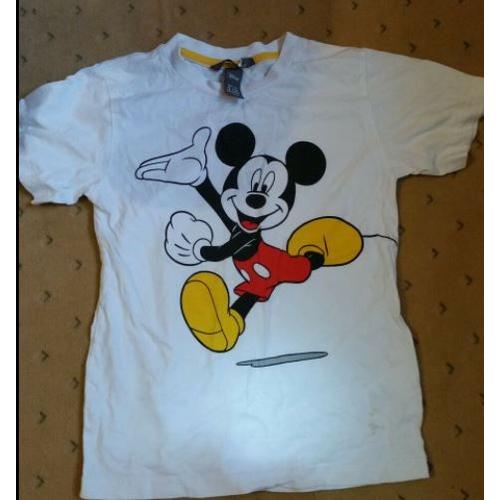 T Shirt Mickey Disney Coton Recto Verso