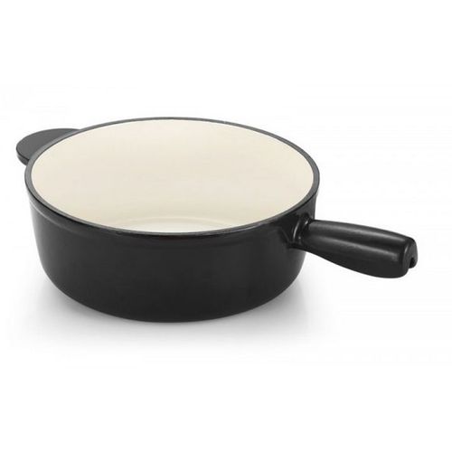 table&cook - poêlon en fonte émaillée 24cm noir - 403777