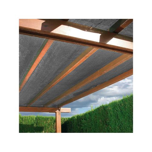 Brise Vue En Toile Tissée Gris Anthracite 25 M X H.1,20 M - Jardideco
