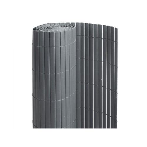 Canisse Pvc Double Face Anthracite 18 M - 6 Rouleaux De 3 X 1,20 M - Jardideco