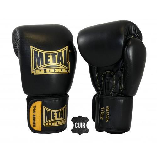 Gants De Boxe Thaï Cuir Métal Boxe