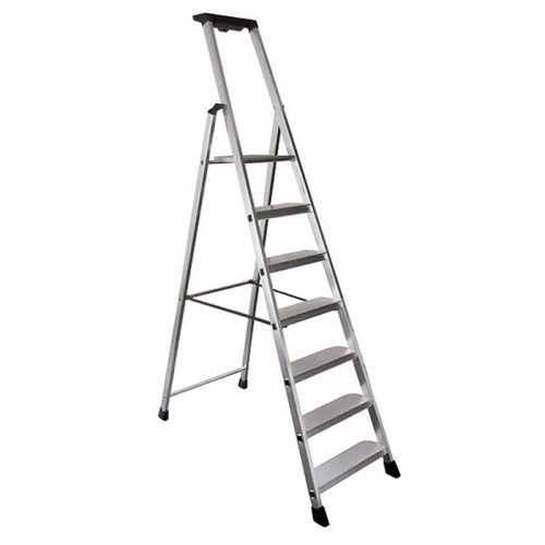 Escabeau Aluminium 7 marches XL 3,42 m PRO