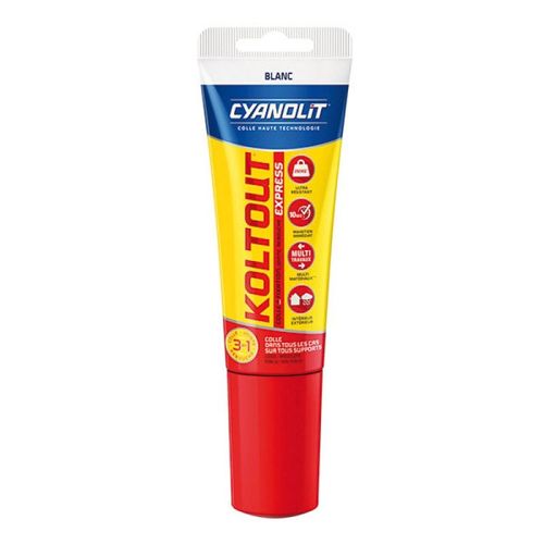 Colle Cyanolit Koltout Cyanolite - Blanc - Tube 125 ml