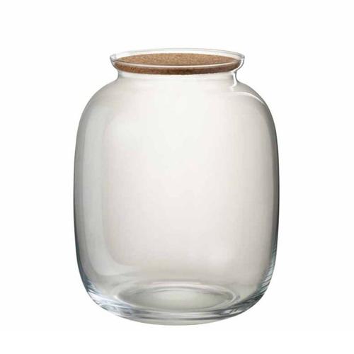 Paris Prix - Pot Déco En Verre "Roxy" 31cm Transparent