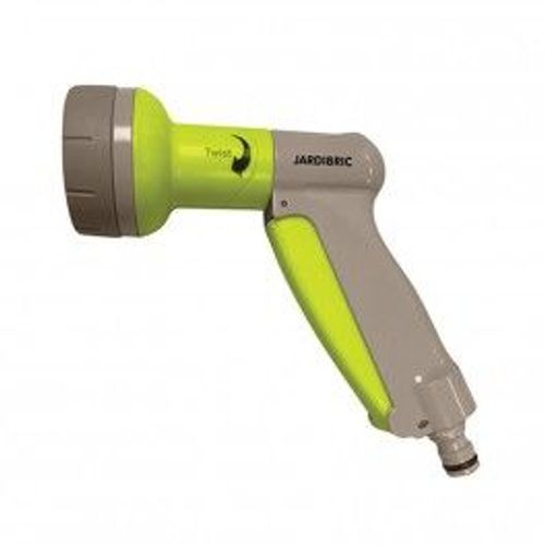 Pistolet d'arrosage et Arroseur 4 jets - 2 en 1 - Vert anis - Jardibric