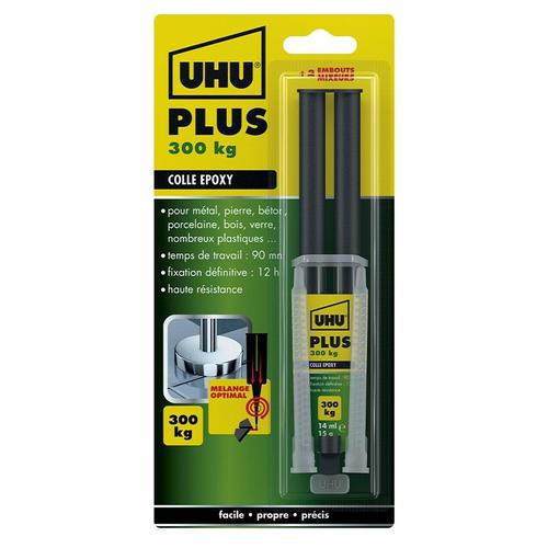 Colle UHU Epoxy Rapide Plus - 15,5g - 39935