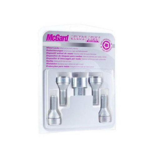 4 Ecrous Antivol 24157sub Noirs Mcgard M12x15 19mm Coniques