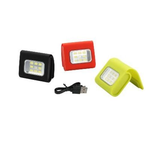 Clip Light Petite Lampe Rechargeable De Signalisation Rouge/Blanche Magnétique