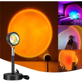 Sunset Lamp, Led Lampe De Projection Sunset,Pour Chambre, Salon, Mariage Romantique, Fête, Bar