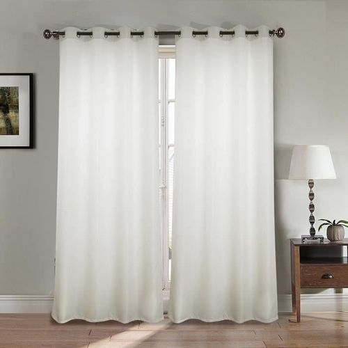Rideau Voilage 140x240cm Blanc +Livraison Gratuite