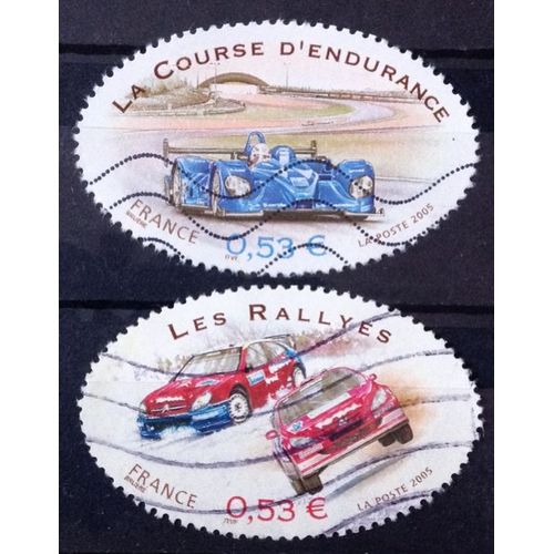 Sport Automobile - Course D'endurance 0,53 (N° 3797) + Les Rallyes 0,53 (N° 3798) Obl - France Année 2005 - Brn83 - N31603