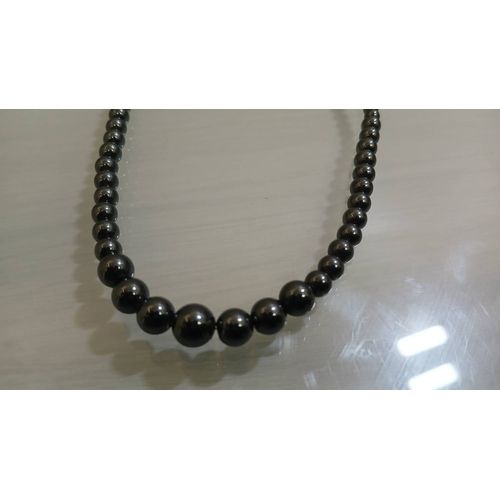 Collier De Perles Rondes En Hématite Magnétique Pour Homme Et Femme, Bijou Sain, Noir, 6mm, 8mm, 2 Pièces, Vente En Gros