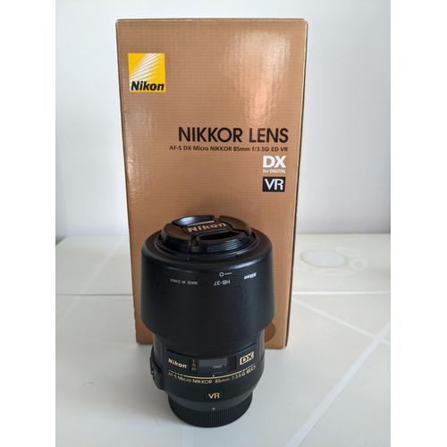 Objectif Macro Nikon 85 mm APS DX f3.5 VR