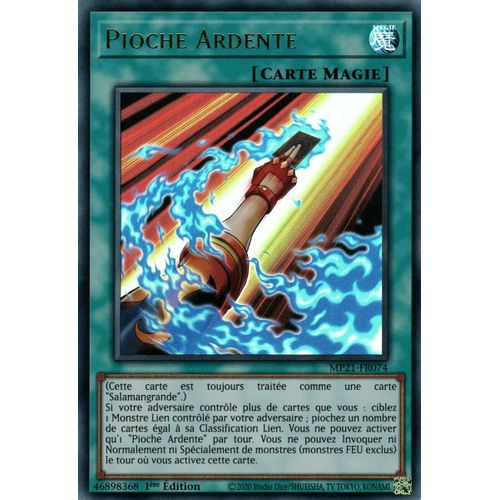 Yu Gi Oh Pioche Ardente Mp21 Fr074 Ultra Rare