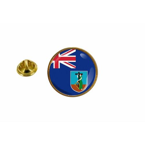 Pins Pin Badge Pin's Drapeau Montserrat Ile Rond Cocarde