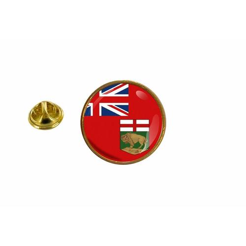 Pins Pin Badge Pin's Drapeau Canada Manitoba Rond Cocarde