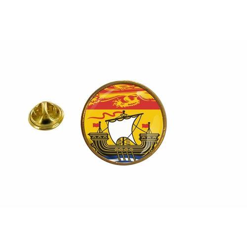 Pins Pin Badge Pin's Drapeau Canada New Brunswick Rond Cocarde