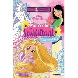 Princess Coloring Book for Adults : Relaxing Manga and Anime Style with  Flowers & Mandala Pictures: Mixing Coloring Pages with Beautiful Princesses