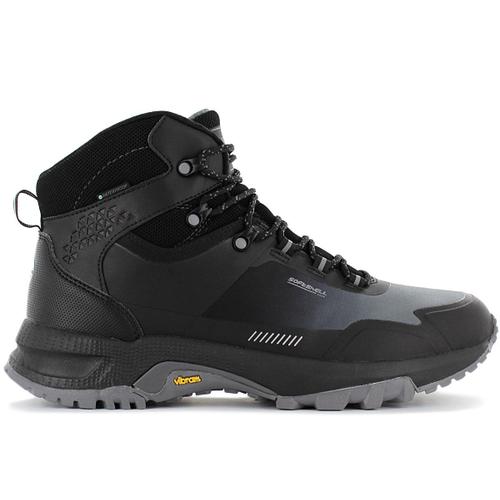 Hi-tec Hahaji Mid Wp V Softshell Waterproof Hommes Outdoor Boots Bottes Noir Avsaw20